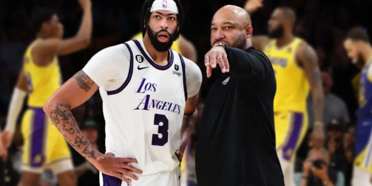 Anthony Davis and Darvin Ham