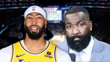 Anthony Davis and Kendrick Perkins