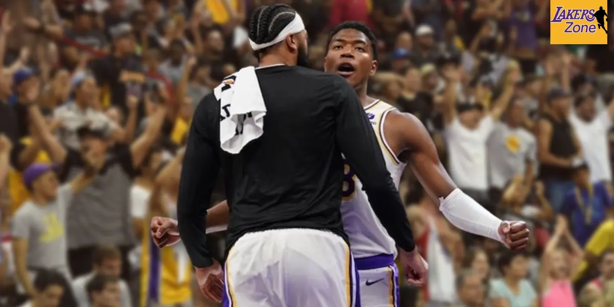 Anthony Davis and Rui Hachimura