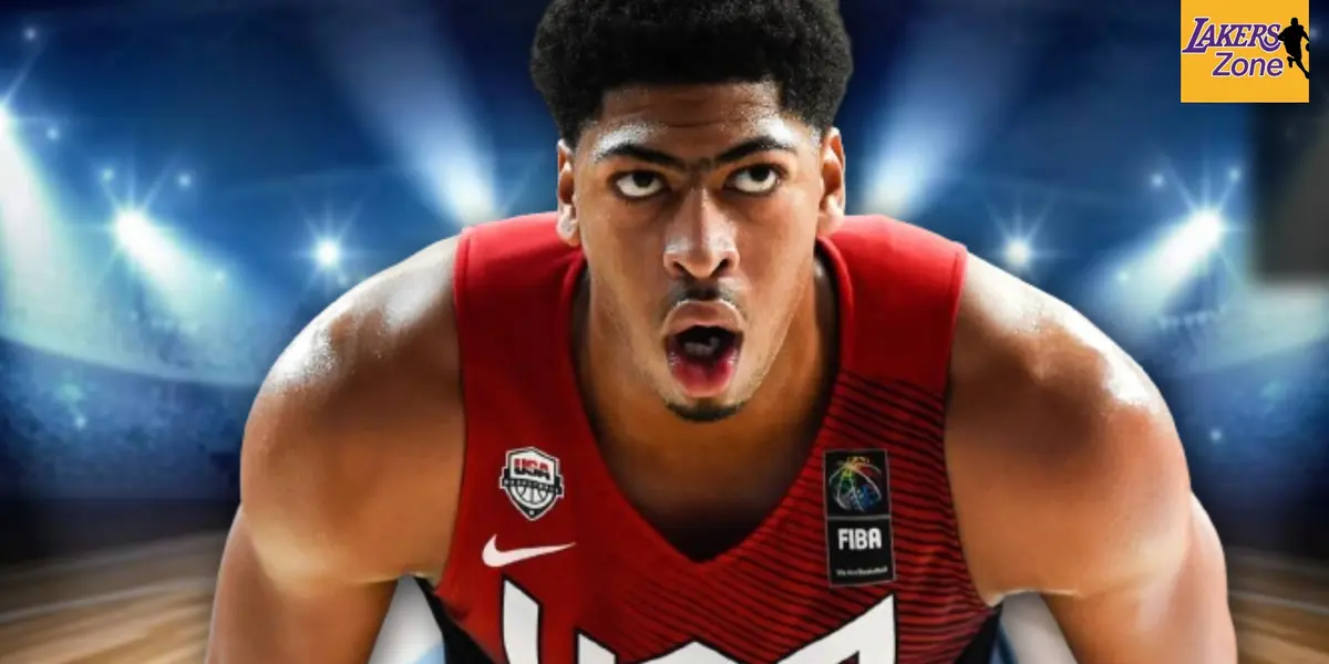 Anthony Davis with Team USA