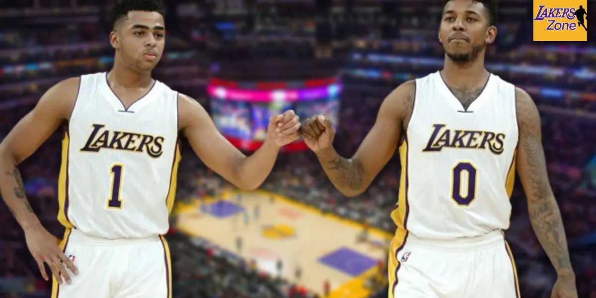 D'Angelo Russell and Nick Young