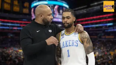 Darvin Ham and D'Angelo Russell