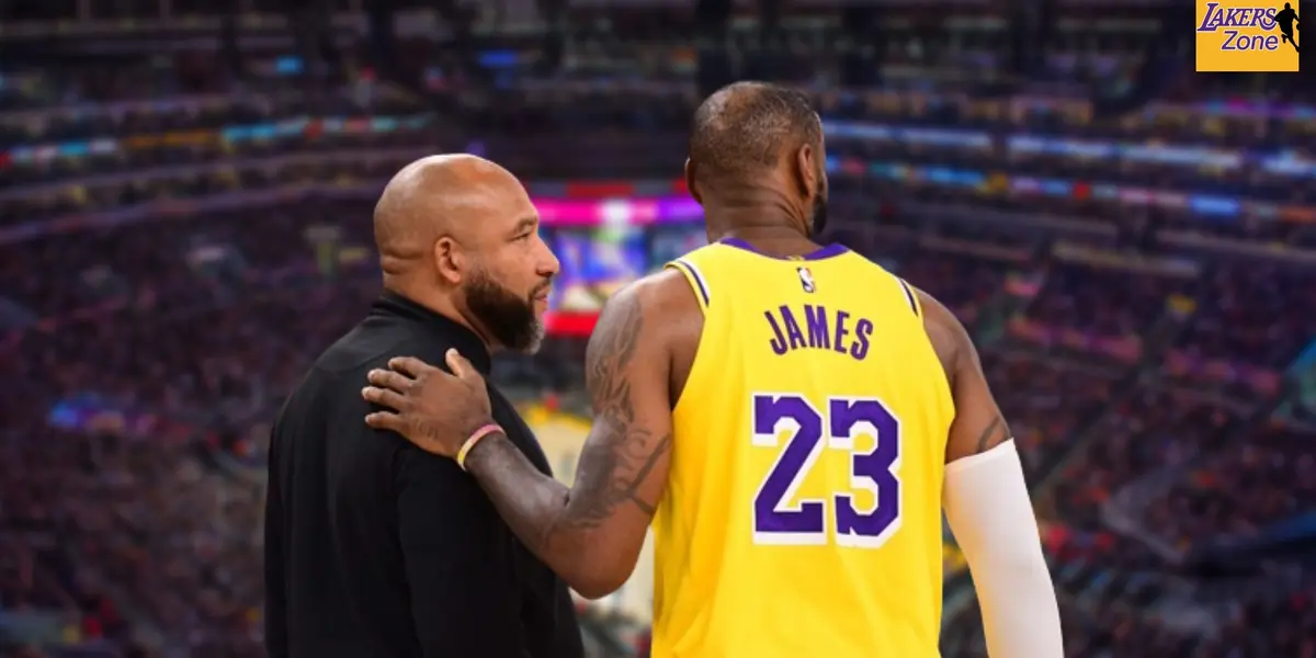 Darvin Ham and LeBron James