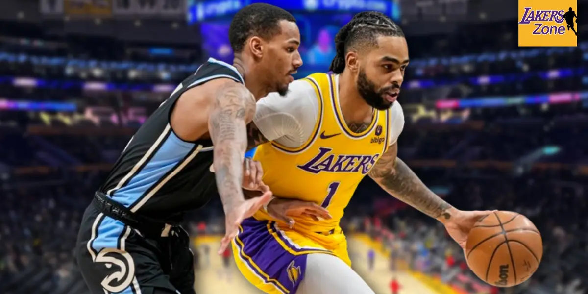 Dejounte Murray and D'Angelo Russell