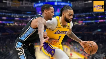 Dejounte Murray and D'Angelo Russell