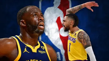 Draymond Green and D'Angelo Russell