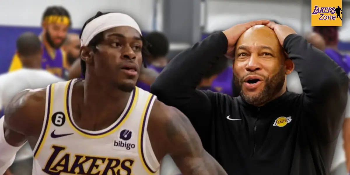 Jarred Vanderbilt and Darvin Ham