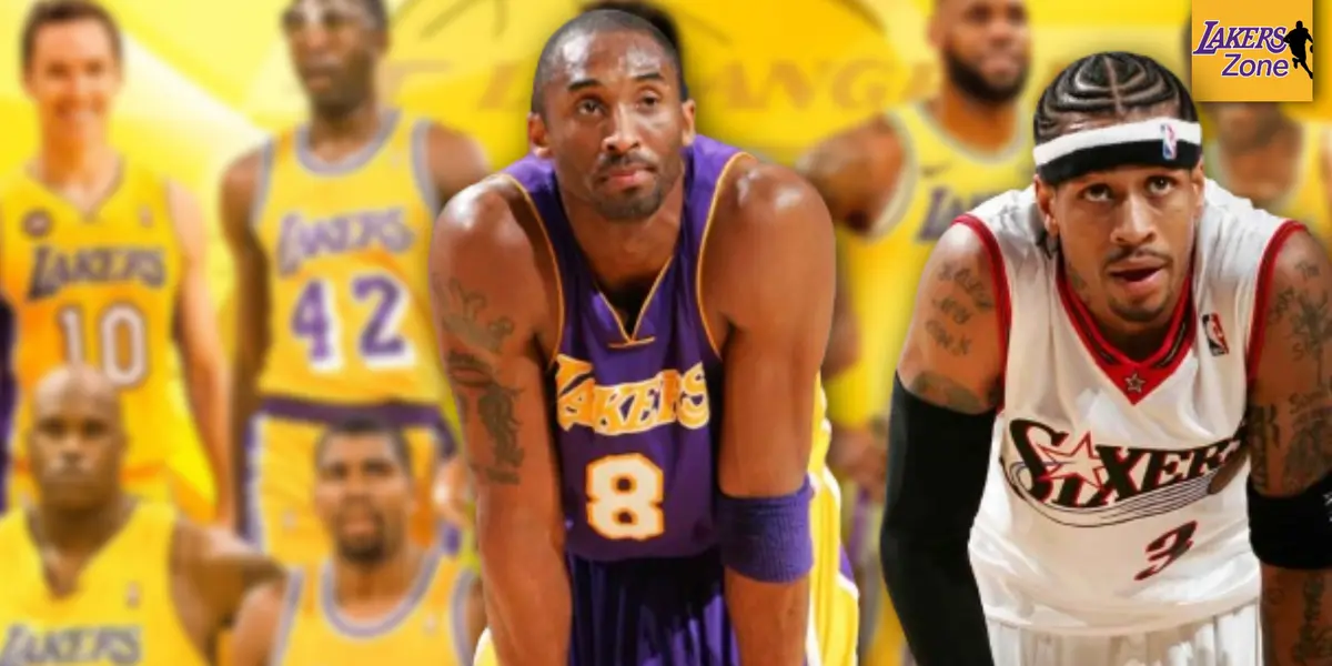 Kobe Bryant and Allen Iverson