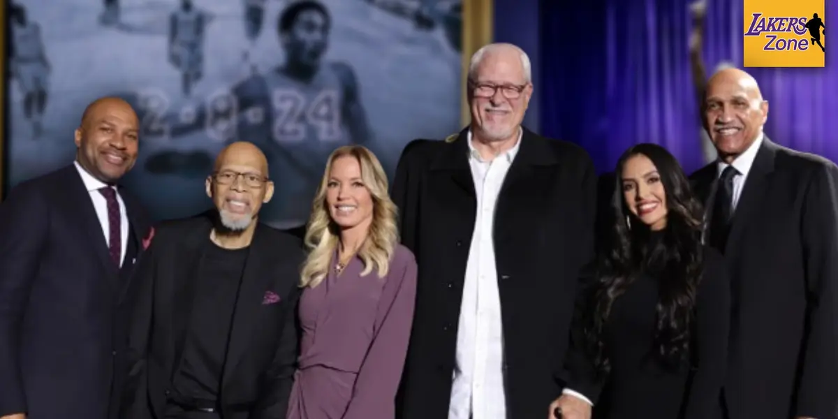 Lakers legends, Vanessa Bryant, Jeanie Buss at Kobe Statue's ceremony