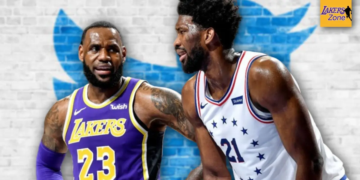 LeBron James and Joel Embiid