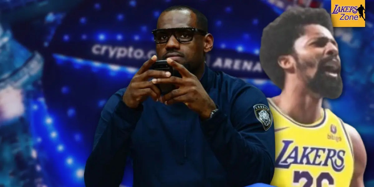 LeBron James and Spencer Dinwiddie