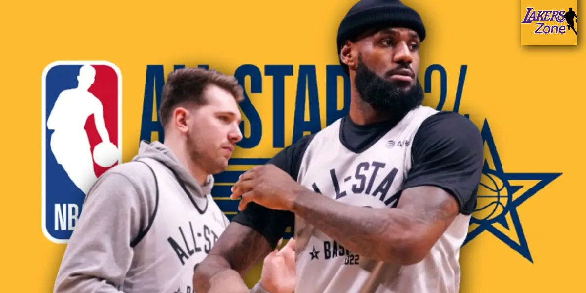 Luka Doncic and LeBron James