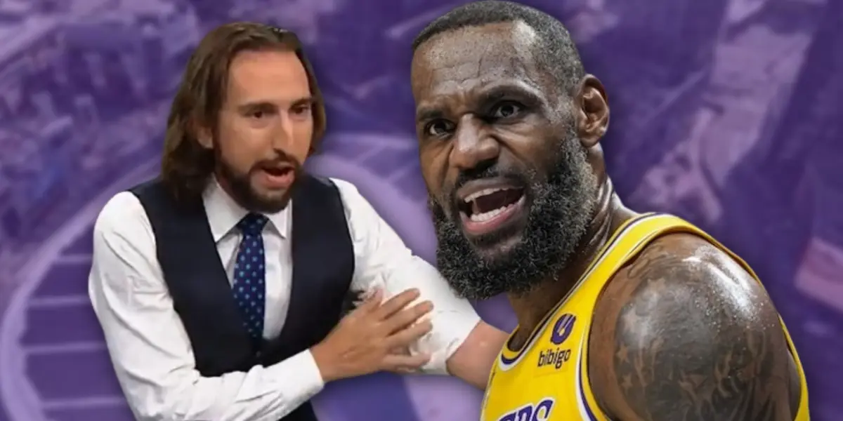 Nick Wright and LeBron James