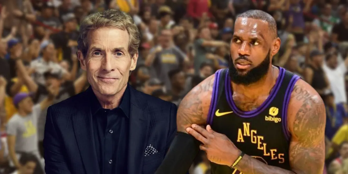 Skip Bayless and LeBron James