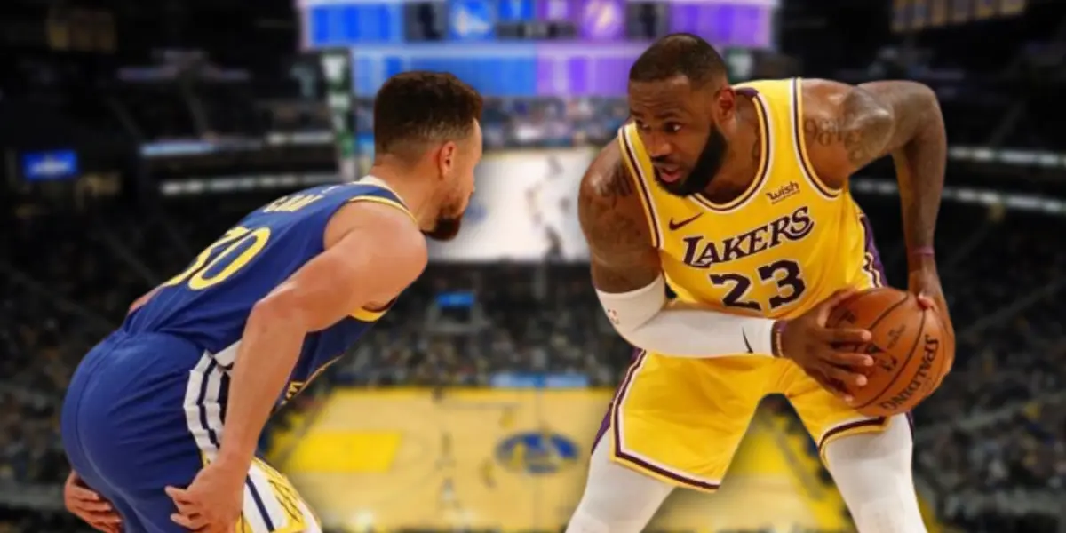 Steph Curry and LeBron James