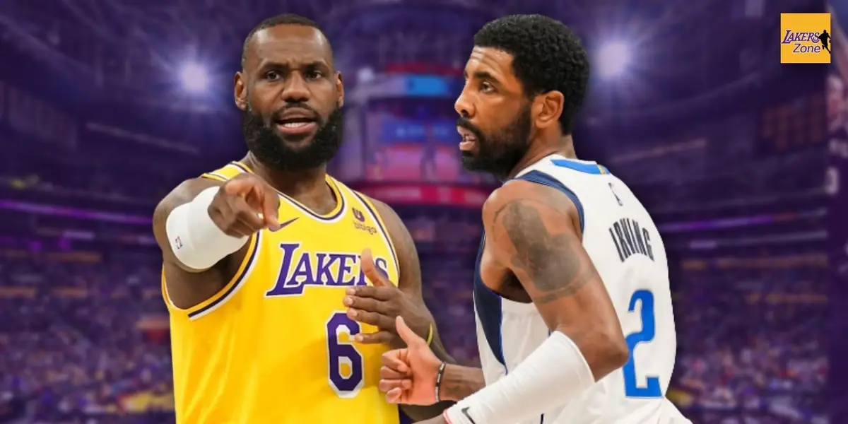 The LA Lakers superstar could be living his last moment with the purple and gold after Irving's proposal to sign with the Mavs