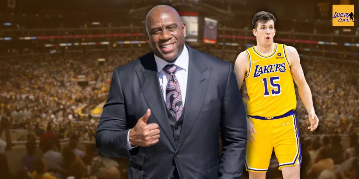 The Lakers showtime era legend Magic Johnson is always watching what is going on with his former NBA team and has selected the guard as one of his favorites to see play