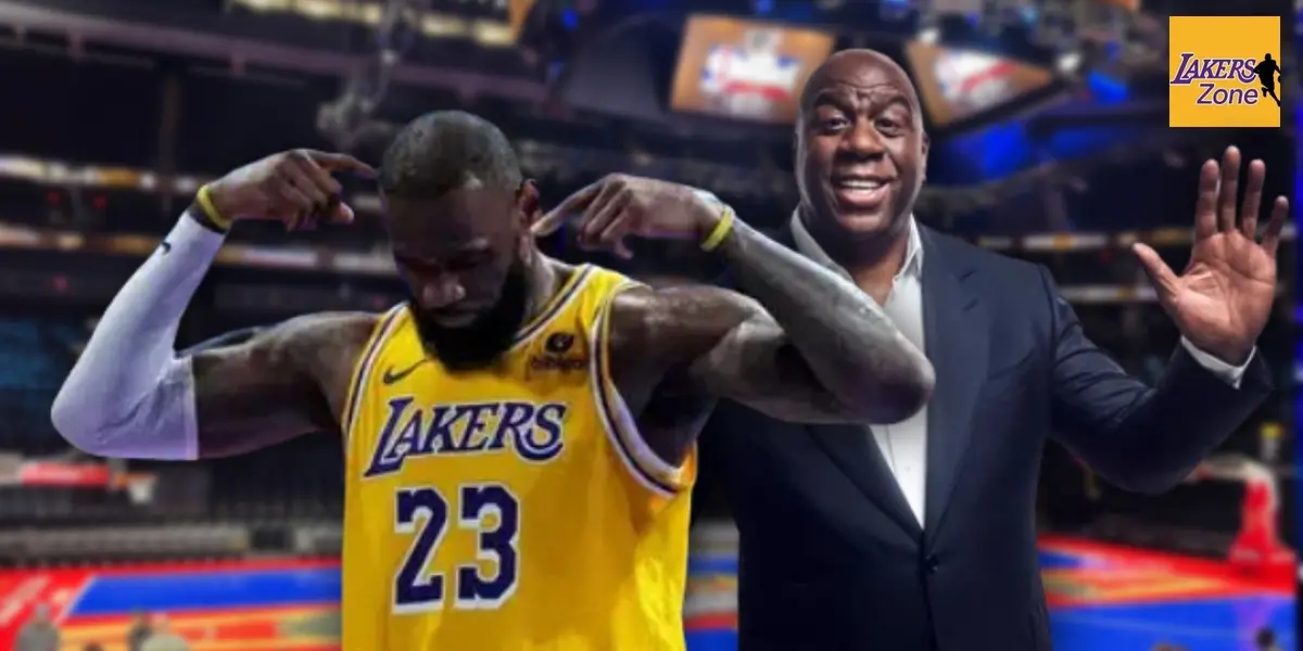 The Los Angeles Lakers showtime era legend Magic Johnson has gone hyped with the team's win in the In-Season Tournament