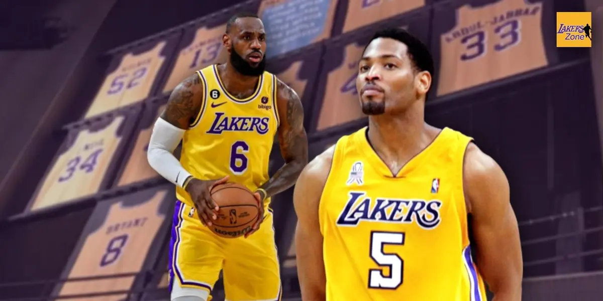 A former Lakers legend believes that a showtime era legend deserves to have his jersey retired before LeBron James