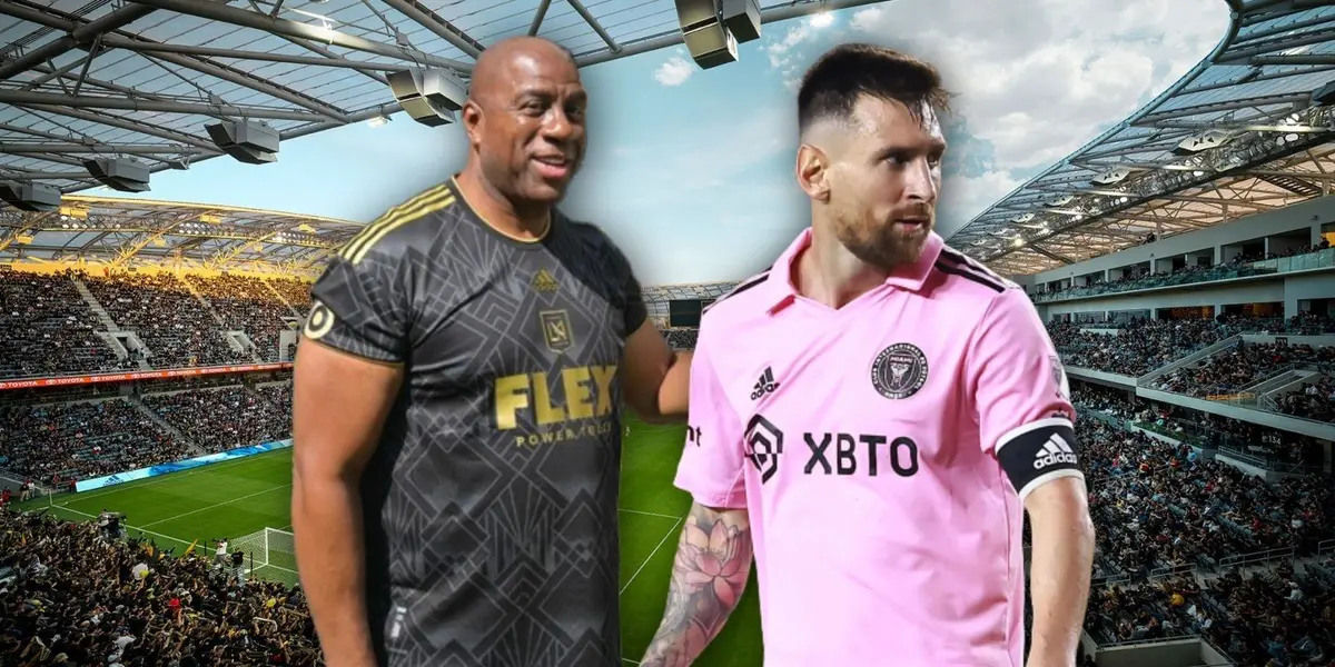 A Lakers star has joined the amazing celebrities list that is watching Leo Messi playing against LAFC tonight