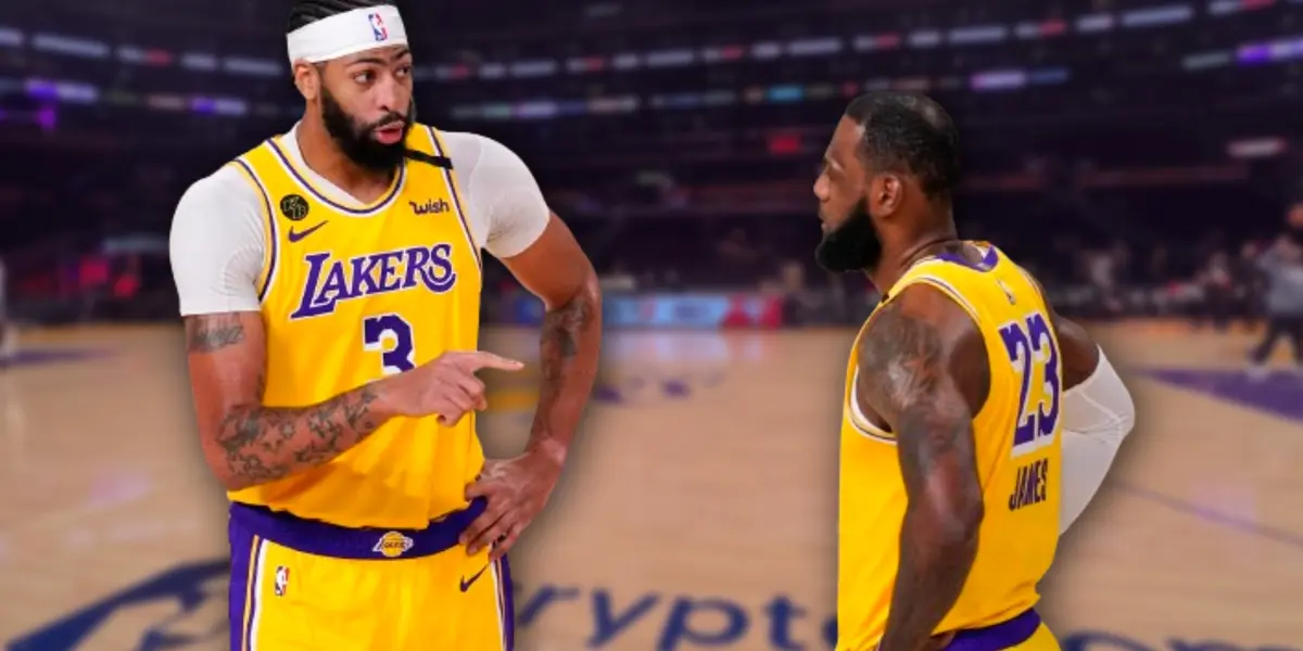 Anthony Davis puts pressure on a Lakers teammate, is not LeBron James 
