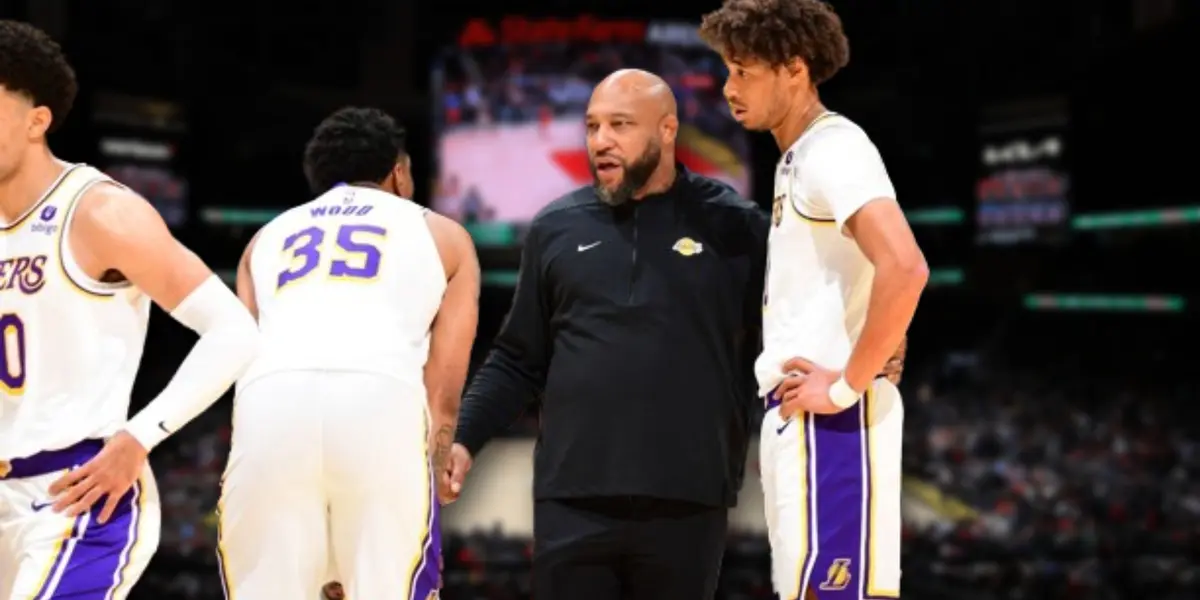 Christian Wood, Darvin Ham and Jaxson Hayes