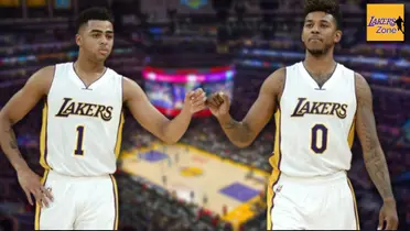D'Angelo Russell and Nick Young
