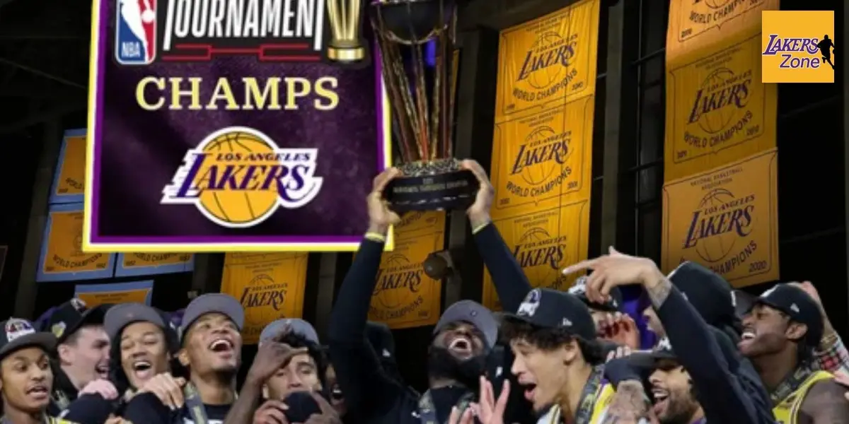 Despite the initial controversy, many fans believe the NBA is the one pushing the Lakers to hang the IST banner