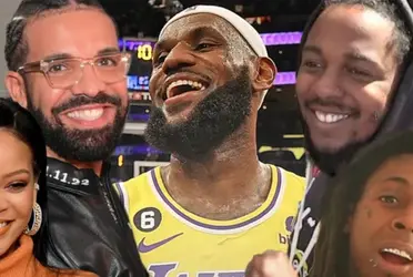 It seemed like the whole world was watching LeBron making history as different NBA players and celebrities congratulated him