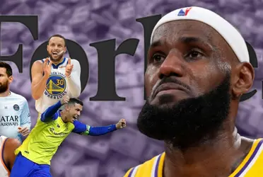 It seems that this year, LeBron James is falling short of being one of the highest-paid athletes compared with last year