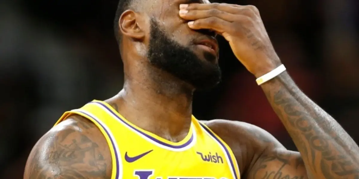 King LeBron James gets sentimental after watching something amazing