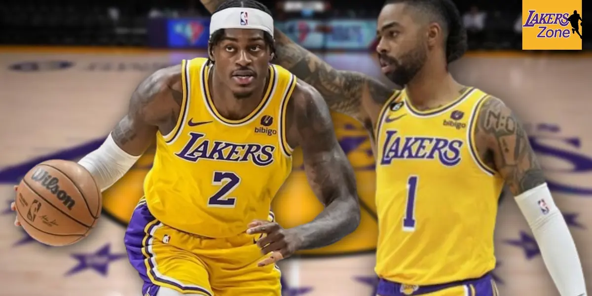 Jarred Vanderbilt and D'Angelo Russell