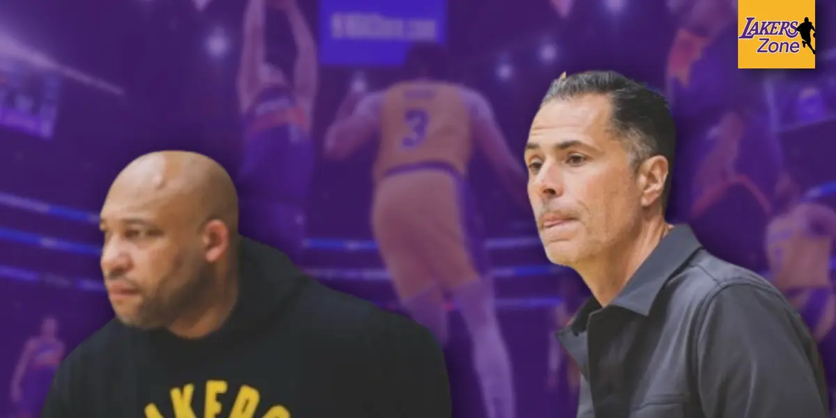 Lakers HC Darvin Ham and GM Rob Pelinka