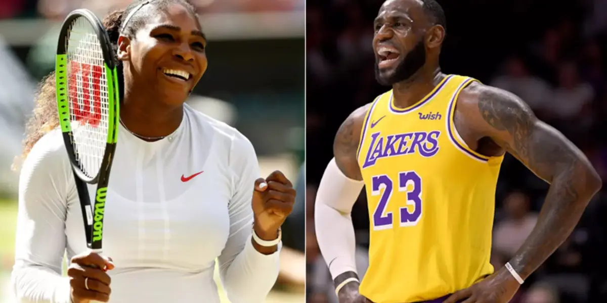 LeBron James decided to congratulate Serena Williams on an amazing tennis career after his last game in the US Open