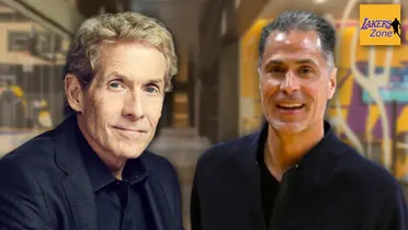 Skip Bayless and Lakers GM Rob Pelinka