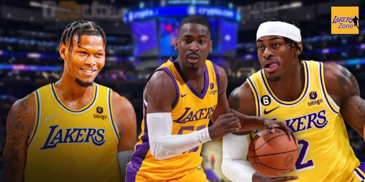 Some of the Lakers role players got a pickup game at Rico Hines basketball and have excited the fans