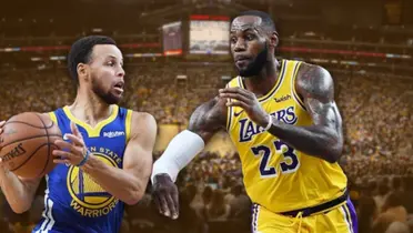 Steph Curry and LeBron James