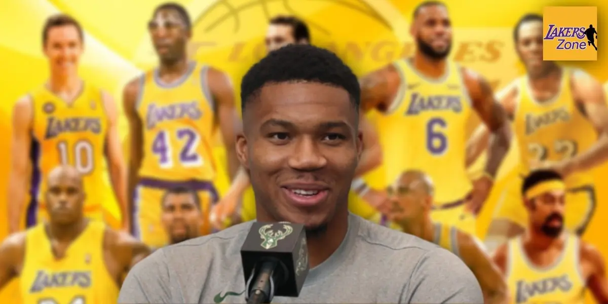The Bucks superstar Giannis Antetokounmpo hasn't hidden his appreciation for two Lakers legends