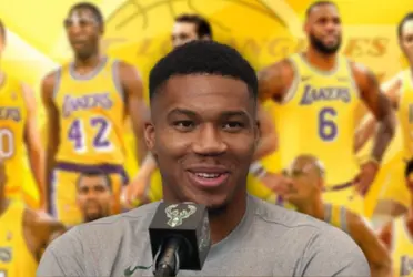 The Bucks superstar Giannis Antetokounmpo hasn't hidden his appreciation for two Lakers legends
