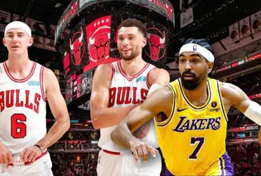 The LA Lakers have cut the distance to 6 in what almost looked like a blowout first half for the Bulls, Gabe Vincent dissapoints on his return