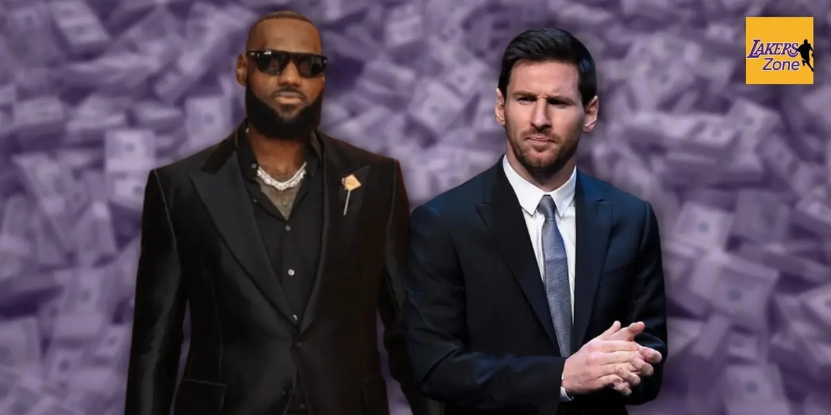 The LA Lakers superstar has been the first NBA activa star to break the billionaire mark, but another famous sports athlete is close to passing it with a new deal, and no, it is not Messi