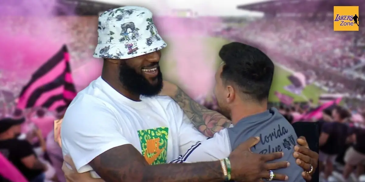 The Lakers and NBA superstar LeBron James was present in Messi's debut in the USA with the Inter Miami