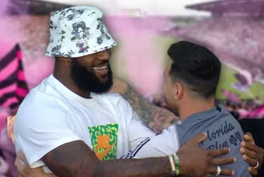 The Lakers and NBA superstar LeBron James was present in Messi's debut in the USA with the Inter Miami