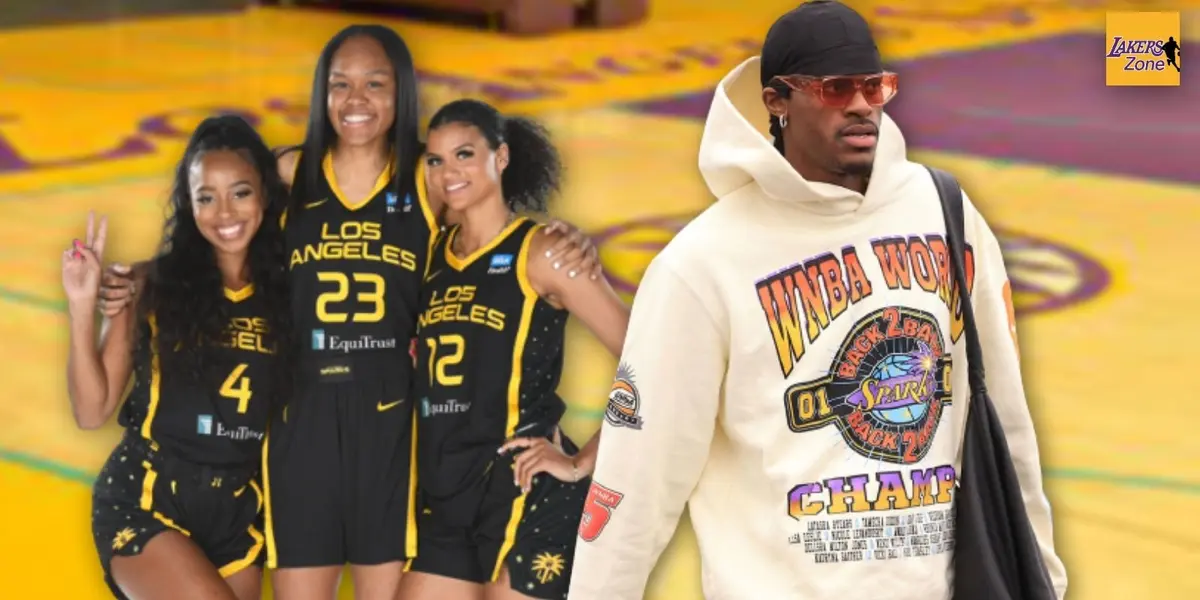 The LA Lakers star that just wore a hoodie in honor of the WNBA LA Sparks