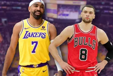 The Lakers could still be targeting Zach LaVine according to recent reports, is Gabe Vincent in trouble?