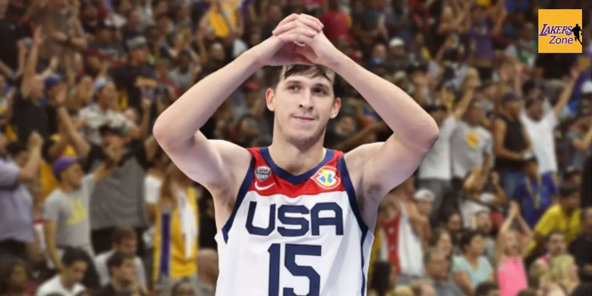 The Lakers guard Austin Reaves keeps surprising his participation with Team USA at the FIBA World Cup, this time off the court