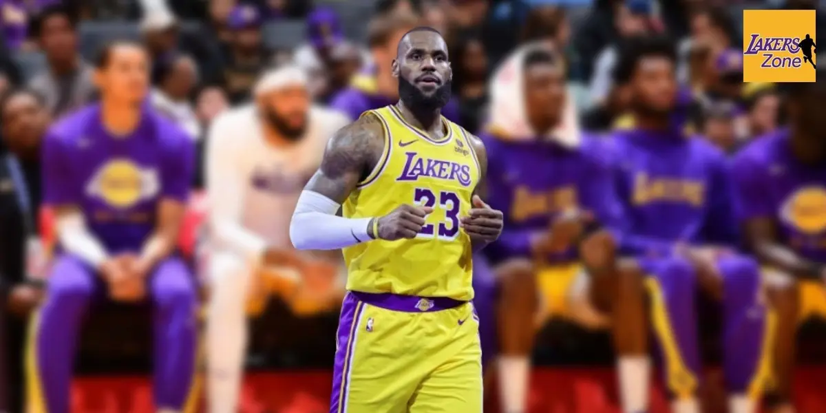 The Lakers may have been struggling but LeBron James keeps enjoying playing the game, especially with one of his teammates besides Anthony Davis