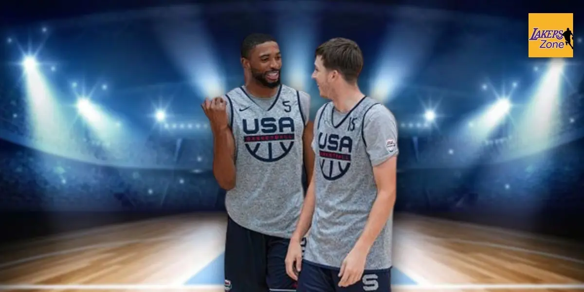 The Lakers SG Austin Reaves is at the moment with Team USA and the praises for his game doesn't cease despite the detractors