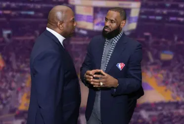 The Lakers showtime era legend Magic Johnson has surrendered to "The King" James' outstanding performance to defeat the Grizzlies at Game 4