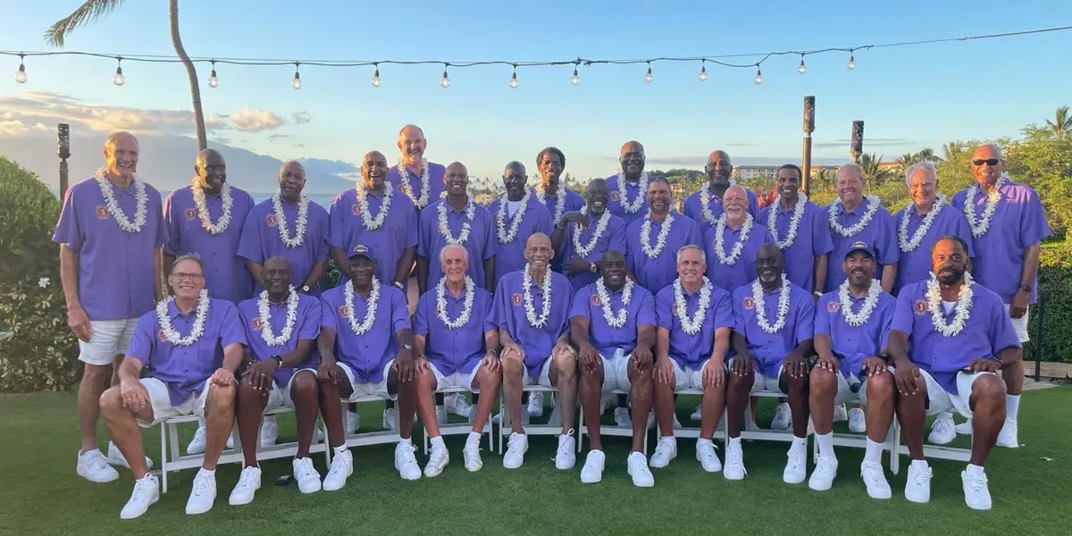 The Lakers that changed the NBA game in the 80s has reunited for one more practice in Maui, Hawaii